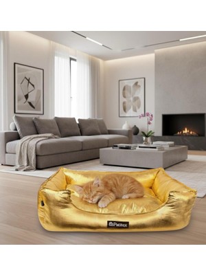 Empressco Lüks Minderli Kedi ve Köpek Yatak, Konfor ve Şıklık Bir Arada