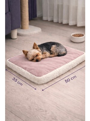 Empressco Çift Taraflı Kedi ve Mini Irk Köpek Yatak 50×35 Cm, Konfor ve Şıklık