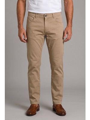 Bisse Bej Pamuk Cepli Chino Pamuklu Spor Pantolon PNS25Y25103_07