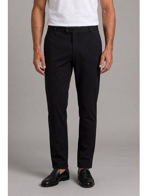 Bisse Lacivert Polyester Fermuarlı Jagger Spor Pantolon PNS25K25210_D39