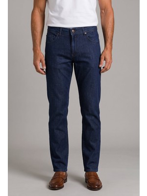 Bisse Indigo Pamuk Denim Cepli Doğal Jean Pantolon PNJ25Y25101_D66