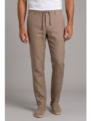 Bisse Vizon Keten Bağcıklı Lastikli Spor Pantolon PNS25Y25106_D08