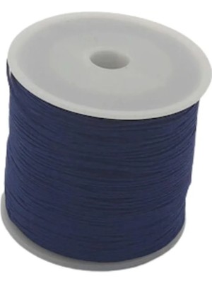 Hsc Bilişim Paraşüt Ipi, Bileklik-Kolye Örgü Ipi 1 mm 50 Metre Indigo