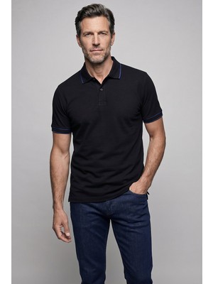 Bisse Siyah  Polo Yaka T-Shirt BSTS26Y26304_D99