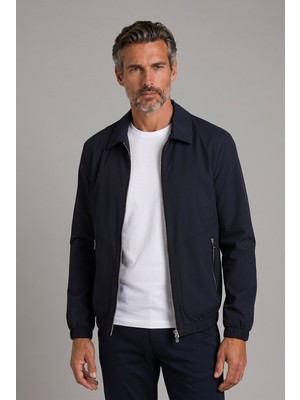 Bisse Lacivert Regular Fit Bebe Yaka Mont MN26Y26001_C39