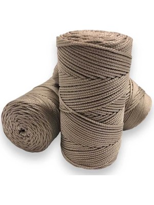 Hsc Bilişim Makrome Ipi 3mm Polyester Vizon