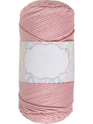 Hsc Bilişim Makrome Ipi 3mm Polyester Açık Pembe