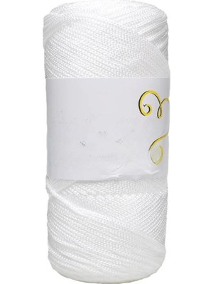 Hsc Bilişim Makrome Ipi 3mm Polyester Beyaz