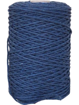 Hsc Bilişim Pamuk Makrome 2 mm Indigo