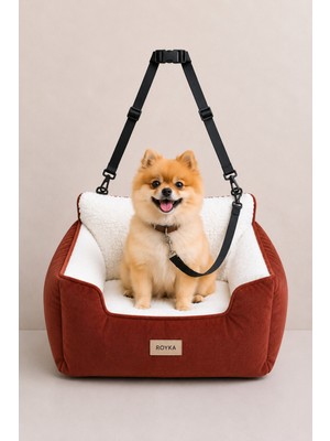 Empressco Rahat ve Taşınabilir Kedi Köpek Araç Koltuğu, Seyahat Yatağı, Minder