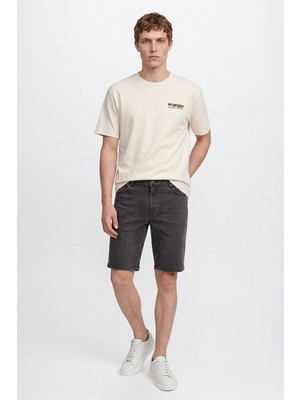 Wrangler Texas Pamuklu Regular Fit Normal Kesim Cepli Esnek Jean Kot Denim Şort