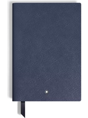 Montblanc Saffiano Deri Mavi Orta Boy Defter 134756