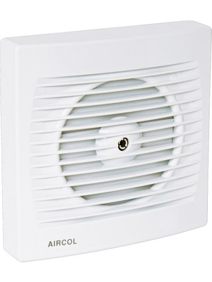 Aircol 120 Lik Mekanik Panjurlu Fan Dekoratif Plastik Banyo, Tuvalet Ve Baca Aspiratörü