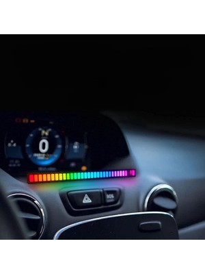 Hereveoyuncak Rgb Sese Duyarlı Taşınabilir Ekolayzer Ledd Çubuk