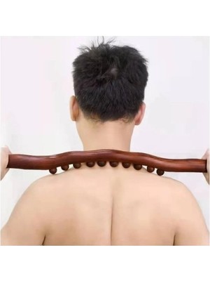 Hereveoyuncak 60 cm Doğal Ahşap Masaj Sopaası
