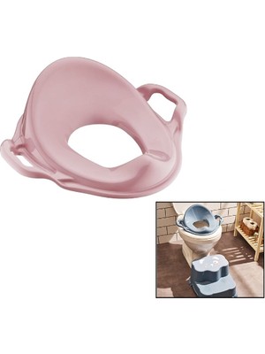 Ozcmax Pembe Kulplu Çocuk Klozzet Adaptörü