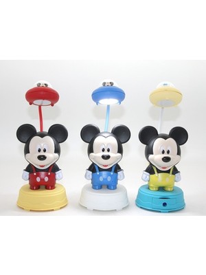 Hereveoyuncak Mickey Mouse Masa Üstü Lamba USB Şarjlı Modell 2