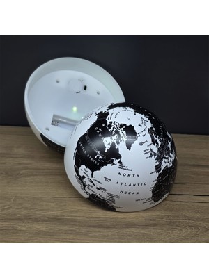 Ozcmax LED Işıklı 360 Derece Dönen Dünyaa Küresi