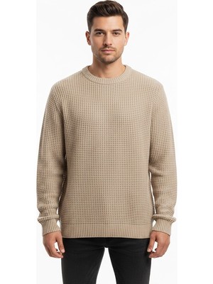 Shopin Shop Jjenick Knit Crew Neck Noos Erkek Kahverengi Kazak - 12211275