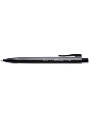 Faber-Castell Econ Versatil Kalem 0.7mm Siyah Renk Profesyonel Kullanım İçin Hafif Gövde