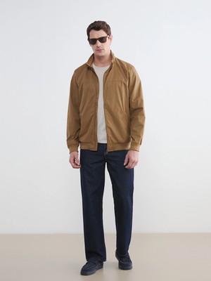 LC Waikiki Classic Kahverengi Dik Yaka Erkek Ceket