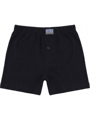 Obje Erkek Çocuk Siyah Penye Boxer