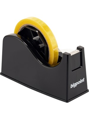 Bigpoint 66mt Bant Kesme Makinesi Siyah Renk 16.5cm x 5.5cm x 8.6cm Ölçülerle Pratik Kullanım