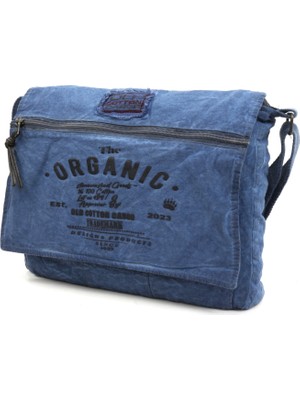 Old Cotton Cargo 8128 Mulater Salaş Kanvas Omuz Postacı Laptop Okul Seyahat Günlük Outdoor Vintage Yıkamalı Pamuk Kumaş Çanta