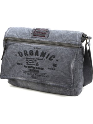 Old Cotton Cargo 8128 Mulater Salaş Kanvas Omuz Postacı Laptop Okul Seyahat Günlük Outdoor Vintage Yıkamalı Pamuk Kumaş Çanta