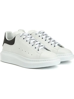 Globalux Alexander Mcqueen Men's Sneakers - Sneaker In White/black - Alexander Mcqueen Erkek Sneaker