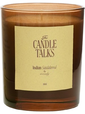 The Candle Talks Indian Sandalwood Mini Cam Mum