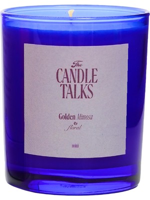 The Candle Talks Golden Mimosa Mini Cam Mum