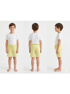 Benetton  Erkek Çocuk Askı Detaylı Bermuda Şort
