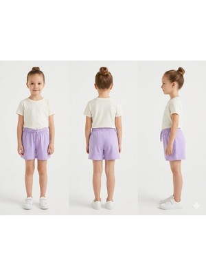 Benetton  Kız Çocuk Regular Fit Bermuda Şort