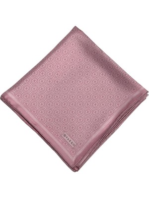 Vakko Tivil Monogram Ipek Eşarp 41408-AÇIK Pembe
