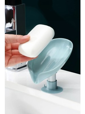 Thentech Sabunu Kutusu Dikey Su Kanallı Sabunluk Duş Sabunu Raf Banyo