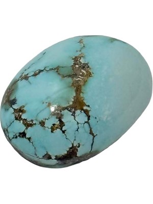 Hasyılmaz Doğal Iran Nişabur Firuze (Turkuaz) Taşı 44,90 Karat - 8,95 Gram T221
