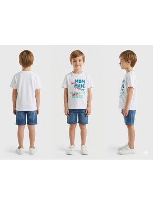 Benetton  Erkek Çocuk Relaxed Fit T-Shirt