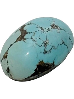Hasyılmaz Doğal Iran Nişabur Firuze (Turkuaz) Taşı 29,30 Karat - 5,85 Gram T219
