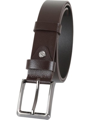 Modarar Erkek Hakiki Deri Kemer Kahverengi 3.5 cm RAR01446