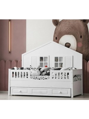 Boss Mia Montessori Yavrulu Karyola Bebek Montessori 90X190 cm