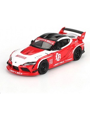 Genel Tedarik Mini Gt 1/64 Lb-Works Toyota gr Supra Red/white