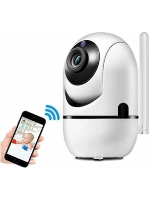 Genel Tedarik 360° Full Hd Akıllı Kamera Hareket Sensörlü Wifi Kamera Çocuk Güvenlik Kamerası