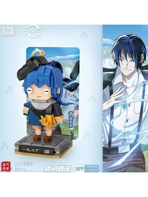 Genel Tedarik LZ-1347 Anime Figür 302 Parça Block Oyuncak