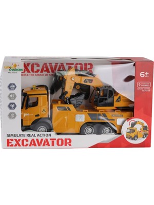 Genel Tedarik 93315 Şarjlı Kumandalı 9 Kanallı Iş Makinesi