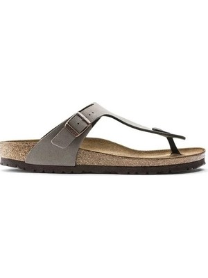 Velmora Birkenstock Giizeh Unisex Haki Rengi Parmak Arası Terlik