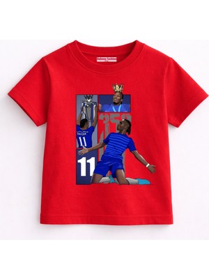 Rabona Fashion Didier Drogba Chelsea Champions Çocuk T-Shirt