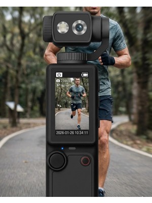 Genel Tedarik 4K Aksiyon ve Vlog Kamera 2.0 Inç IPS Ekran Otomatik Odaklama ve Kompakt Tasarım