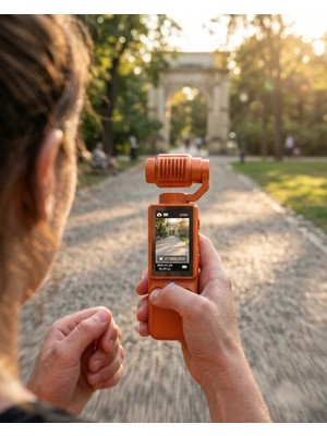 Genel Tedarik 4K Ultra Hd Gimbal Kamera Sabitleyici ve 180 Derece Hareketli Lensli Vlog Kamera