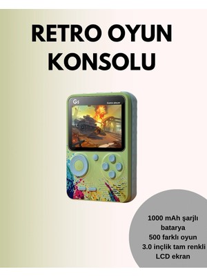 Genel Tedarik Tv Bağlantılı 500 Oyunlu Mini Gameboy Konsol